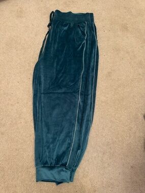 Victoria's Secret Teal Velour Lounge Pants